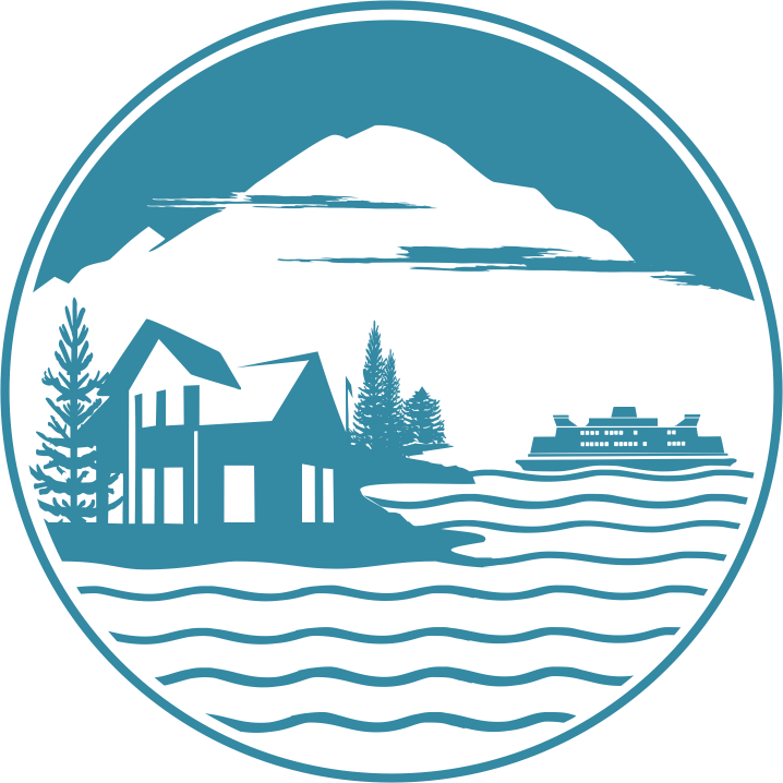 The official Living Bainbridge Logo